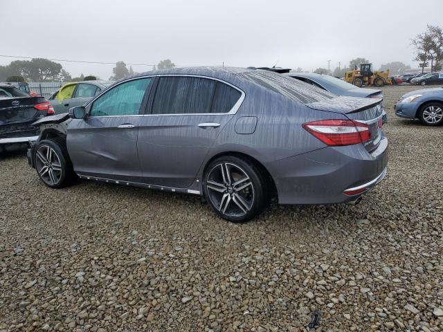 1HGCR3F97GA030452 - 2016 HONDA ACCORD TOURING GRAY photo 2