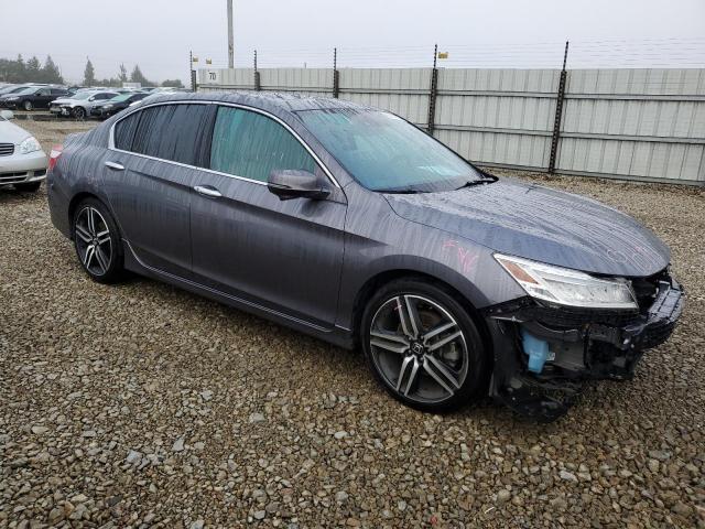 1HGCR3F97GA030452 - 2016 HONDA ACCORD TOURING GRAY photo 4
