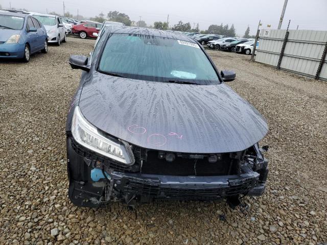 1HGCR3F97GA030452 - 2016 HONDA ACCORD TOURING GRAY photo 5