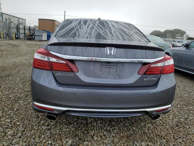 1HGCR3F97GA030452 - 2016 HONDA ACCORD TOURING GRAY photo 6