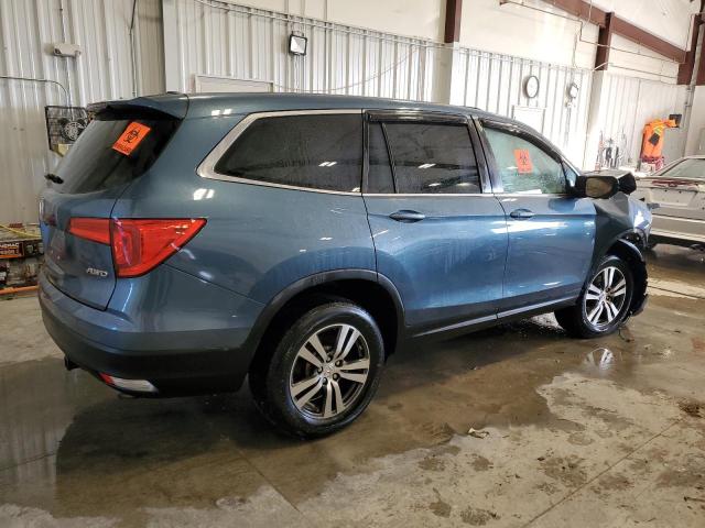 5FNYF6H52GB017527 - 2016 HONDA PILOT EXL BLUE photo 3