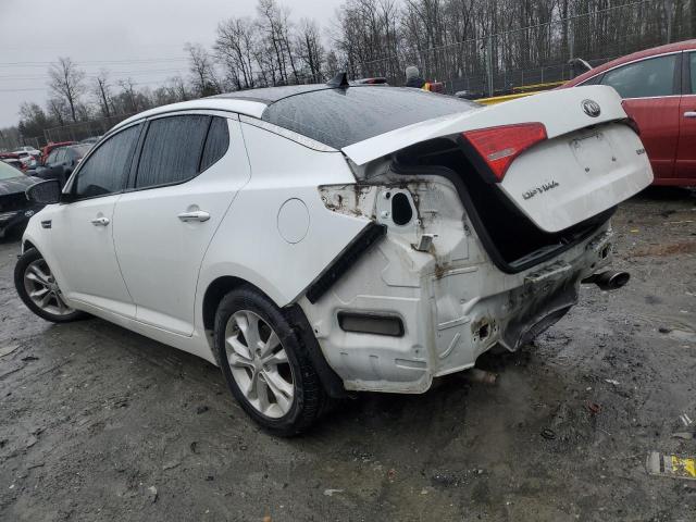 5XXGN4A77DG185350 - 2013 KIA OPTIMA EX WHITE photo 2