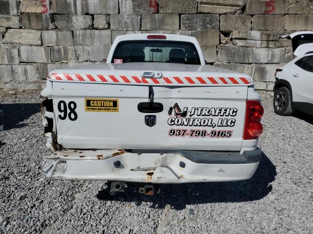 1D7RW2BP3BS685247 - 2011 DODGE DAKOTA ST WHITE photo 6