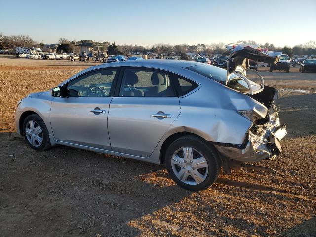 3N1AB7AP3FY334821 - 2015 NISSAN SENTRA S SILVER photo 2