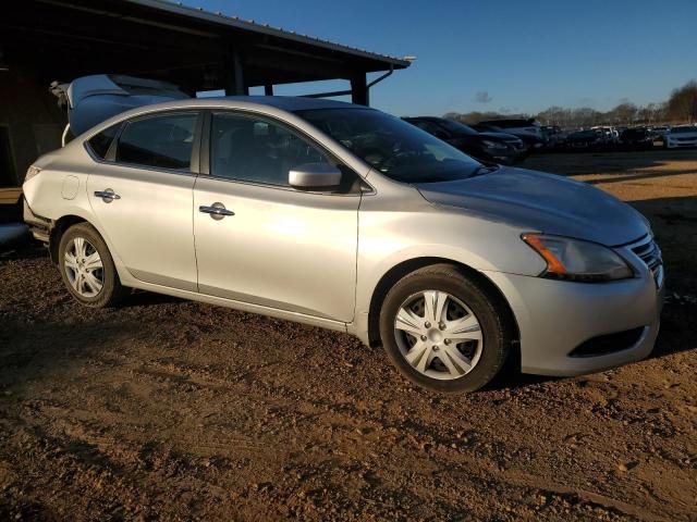 3N1AB7AP3FY334821 - 2015 NISSAN SENTRA S SILVER photo 4