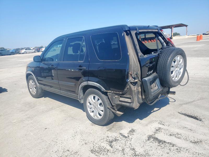JHLRD68836C026496 - 2006 HONDA CR-V EX BLACK photo 2