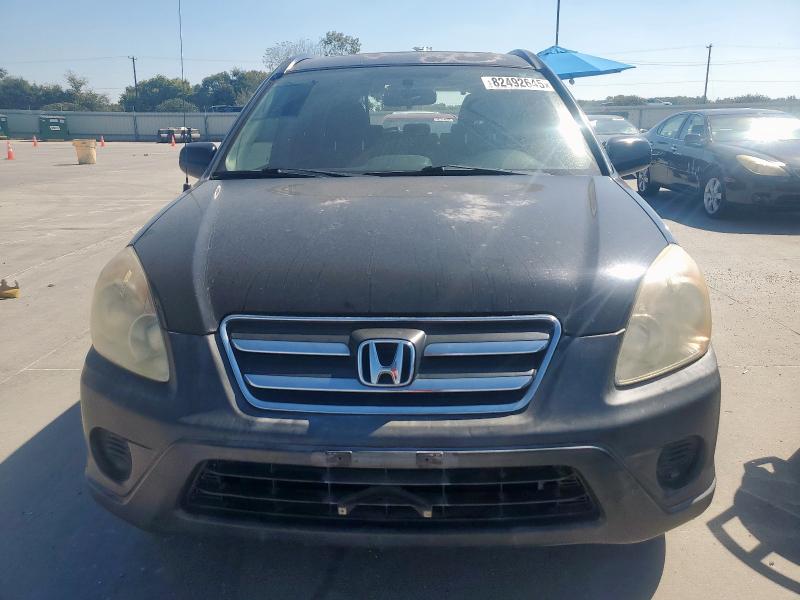 JHLRD68836C026496 - 2006 HONDA CR-V EX BLACK photo 5
