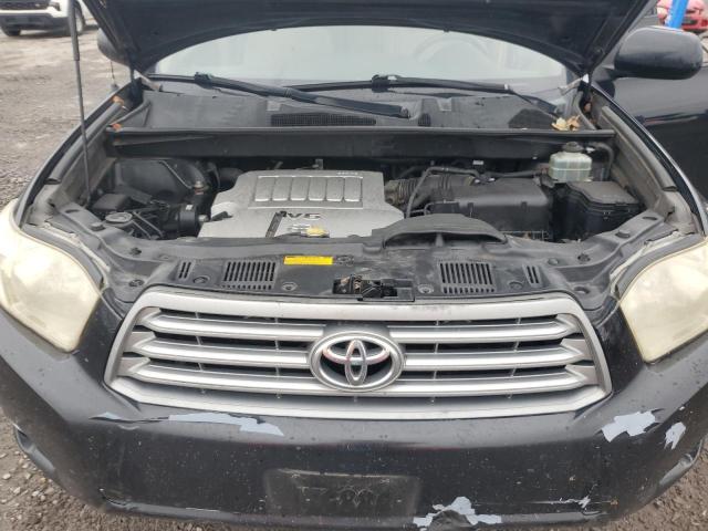 JTEES41A182085005 - 2008 TOYOTA HIGHLANDER BLACK photo 12