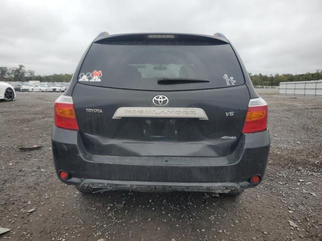 JTEES41A182085005 - 2008 TOYOTA HIGHLANDER BLACK photo 6