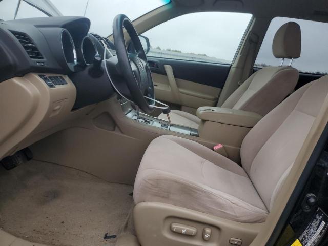 JTEES41A182085005 - 2008 TOYOTA HIGHLANDER BLACK photo 7