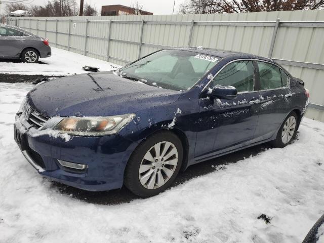 1HGCR2F88DA045541 - 2013 HONDA ACCORD EXL BLUE photo 1