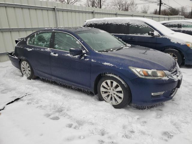 1HGCR2F88DA045541 - 2013 HONDA ACCORD EXL BLUE photo 4