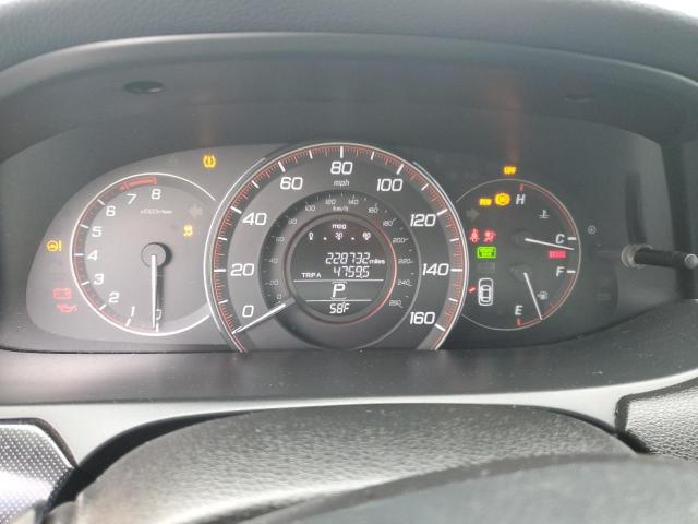 1HGCT2B81DA002022 - 2013 HONDA ACCORD EXL Черный фото 9