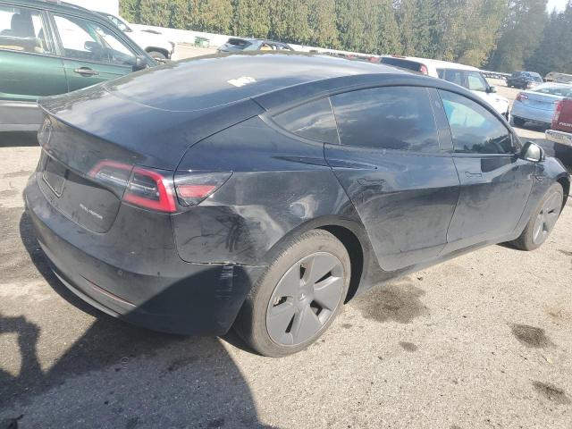 5YJ3E1EB5NF352059 - 2022 TESLA MODEL 3 أسود صورة 3