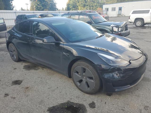 5YJ3E1EB5NF352059 - 2022 TESLA MODEL 3 أسود صورة 4