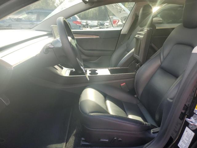 5YJ3E1EB5NF352059 - 2022 TESLA MODEL 3 أسود صورة 7