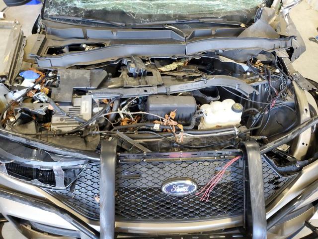 1FM5K8AB3NGB73911 - 2022 FORD EXPLORER POLICE INTERCEPTOR 灰色 照片 12