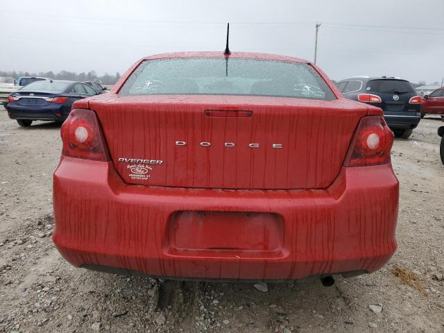 1C3CDZAB7DN637552 - 2013 DODGE AVENGER SE RED photo 6