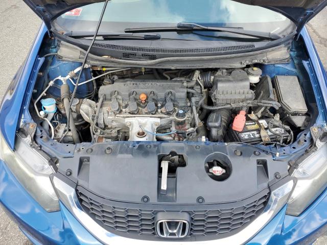 19XFB2F57FE009183 - 2015 HONDA CIVIC LX BLUE photo 11