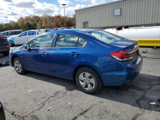 19XFB2F57FE009183 - 2015 HONDA CIVIC LX BLUE photo 2