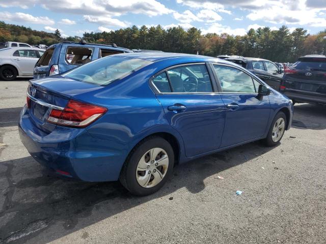 19XFB2F57FE009183 - 2015 HONDA CIVIC LX BLUE photo 3