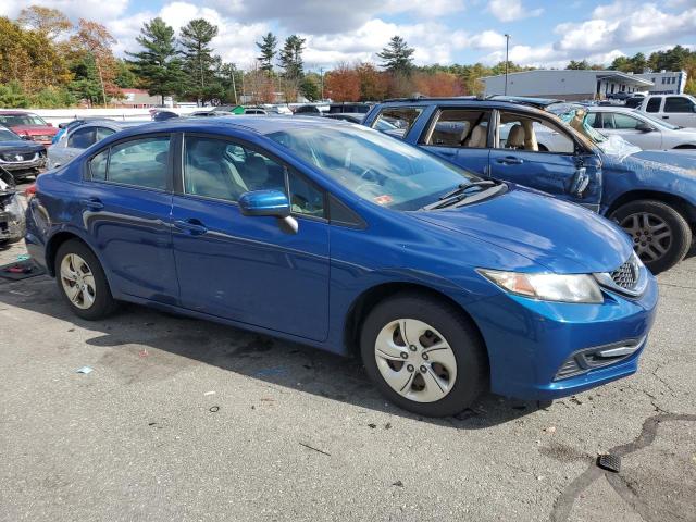 19XFB2F57FE009183 - 2015 HONDA CIVIC LX BLUE photo 4