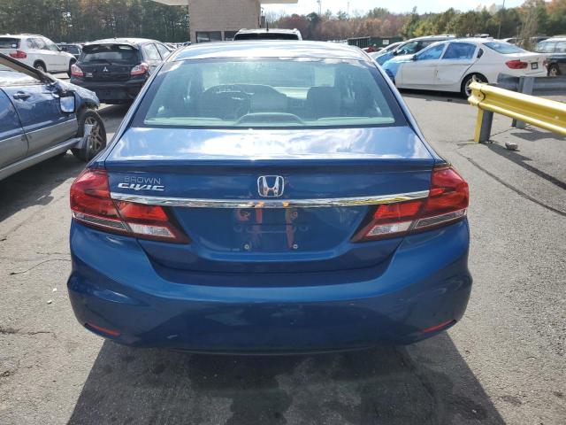 19XFB2F57FE009183 - 2015 HONDA CIVIC LX BLUE photo 6