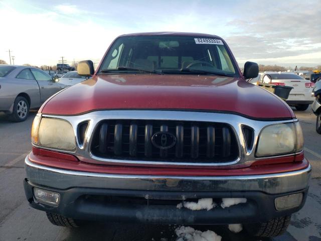 5TEGN92N21Z790187 - 2001 TOYOTA TACOMA DOUBLE CAB PRERUNNER RED photo 5