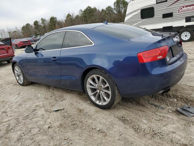 WAUCFAFR6DA041415 - 2013 AUDI A5 PREMIUM BLUE photo 2