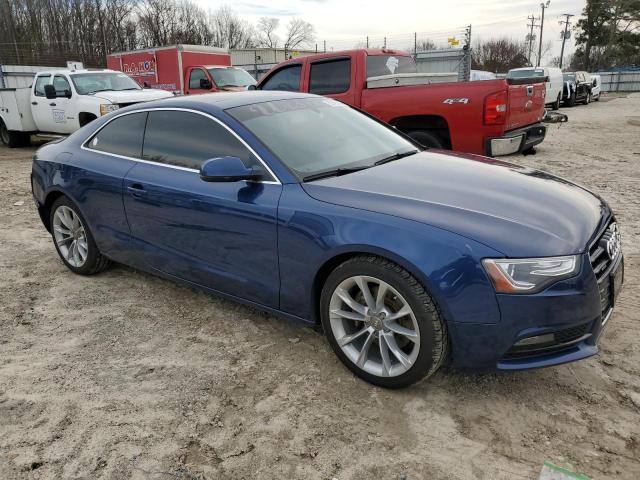 WAUCFAFR6DA041415 - 2013 AUDI A5 PREMIUM BLUE photo 4