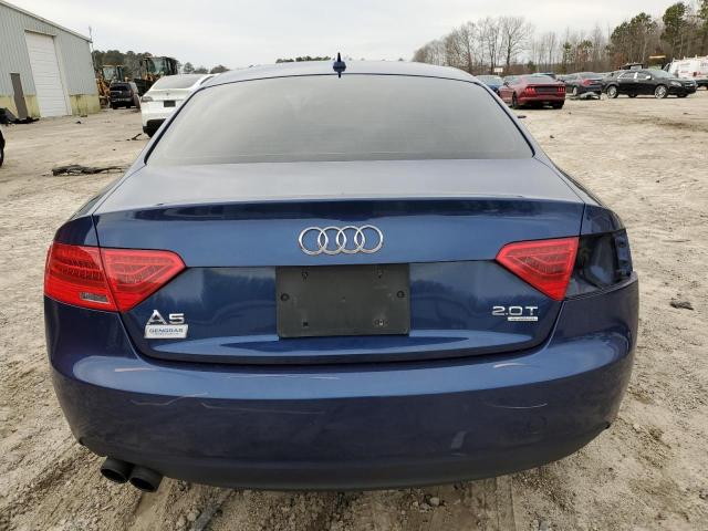 WAUCFAFR6DA041415 - 2013 AUDI A5 PREMIUM BLUE photo 6