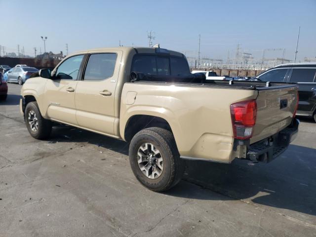 5TFAX5GNXKX145927 - 2019 TOYOTA TACOMA DOUBLE CAB ბეჟი ფოტო 2
