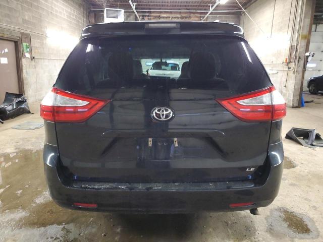 5TDKK3DC7FS599574 - 2015 TOYOTA SIENNA LE BLACK photo 6