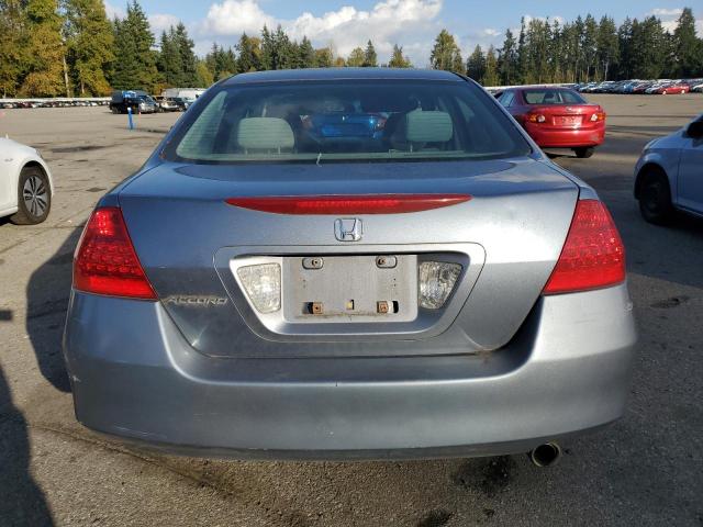 1HGCM56427A009989 - 2007 HONDA ACCORD LX Синій фото 6