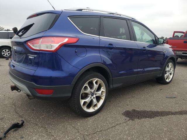 1FMCU9J9XDUD38762 - 2013 FORD ESCAPE TITANIUM 蓝色 照片 3