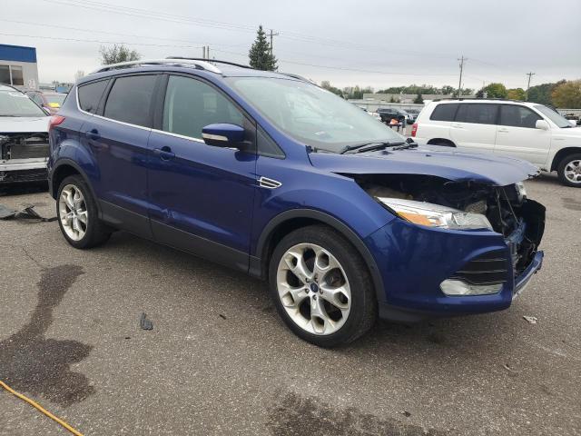 1FMCU9J9XDUD38762 - 2013 FORD ESCAPE TITANIUM 蓝色 照片 4