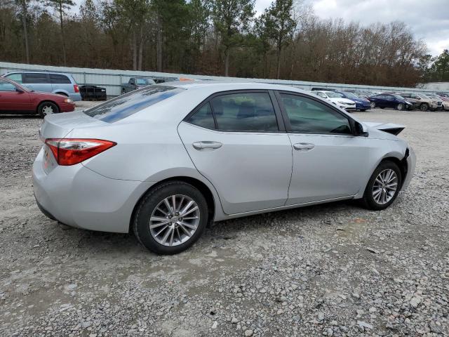 2T1BURHE4EC189427 - 2014 TOYOTA COROLLA L SILVER photo 3