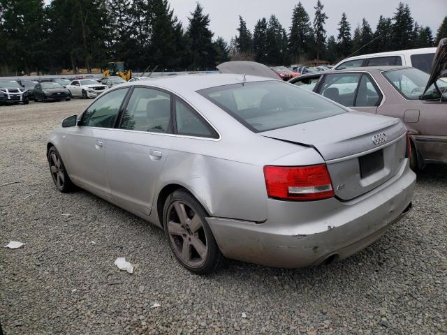 WAUDH74F68N169811 - 2008 AUDI A6 3.2 QUATTRO SILVER photo 2