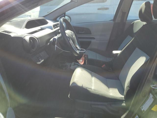 JTDKDTB31C1501077 - 2012 TOYOTA PRIUS C GRAY photo 7