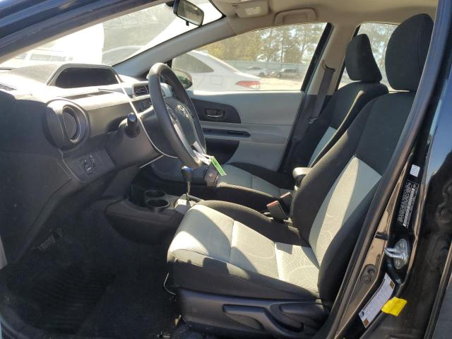 JTDKDTB30C1004912 - 2012 TOYOTA PRIUS C BLACK photo 7