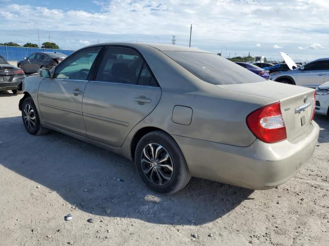 4T1BE30K34U936797 - 2004 TOYOTA CAMRY LE ოქროსფერი ფოტო 2