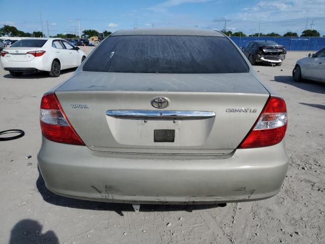 4T1BE30K34U936797 - 2004 TOYOTA CAMRY LE ოქროსფერი ფოტო 6