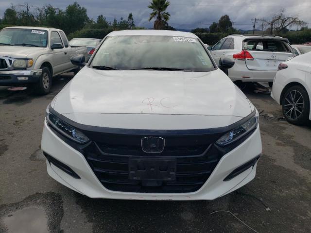 1HGCV3F13KA003716 - 2019 HONDA ACCORD HYBRID WHITE photo 5