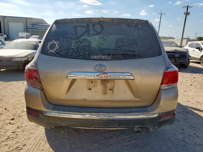 5TDZA3EHXBS012676 - 2011 TOYOTA HIGHLANDER BASE Crème photo 6