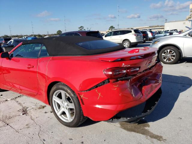 1G1FB3DX2L0118710 - 2020 CHEVROLET CAMARO LS RED photo 2