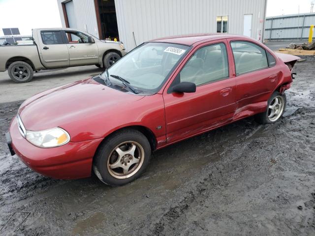 1FAFP6637YK140109 - 2000 FORD CONTOUR SE RED photo 1