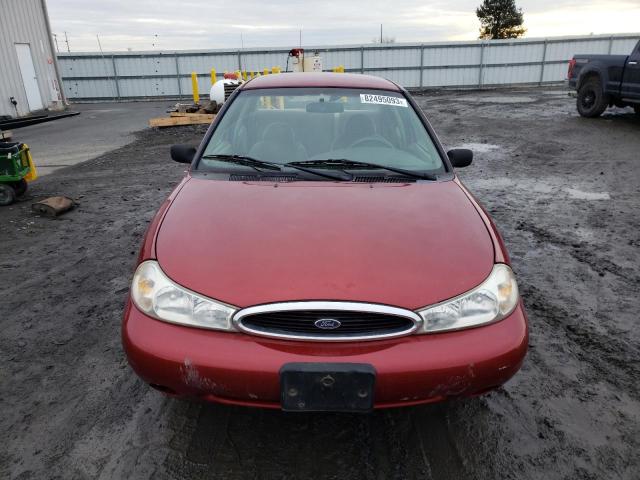 1FAFP6637YK140109 - 2000 FORD CONTOUR SE RED photo 5