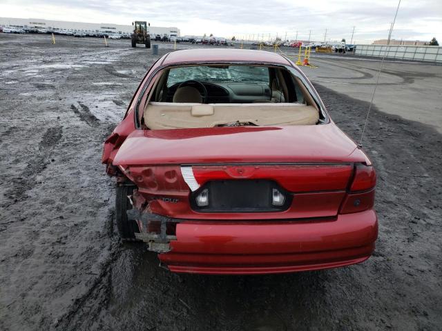 1FAFP6637YK140109 - 2000 FORD CONTOUR SE RED photo 6