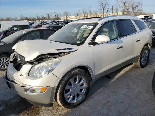 5GALVCED1AJ250663 - 2010 BUICK ENCLAVE CXL WHITE photo 1