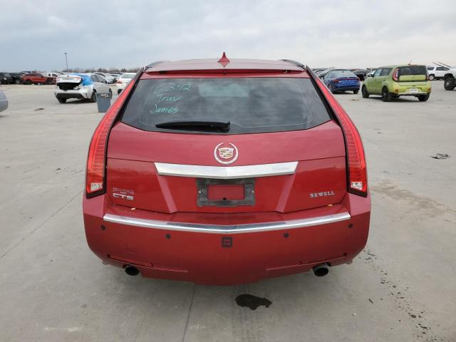 1G6DJ8EY0B0160977 - 2011 CADILLAC CTS PERFORMANCE COLLECTION RED photo 6